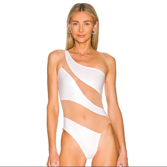 Norma Kamali Snake Mesh Mio Swimsuit - Picture 1 of 6